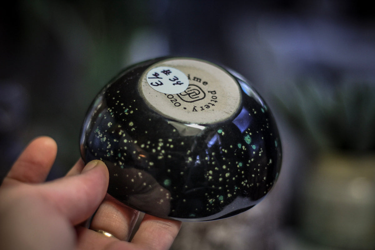 34-G Rainbow Stellar Treasure Bowl, 3 oz. - This listing is for one bowl.