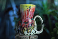 02-A Desert Rainbow Barely Flared Mug - TOP SHELF, 22 oz.