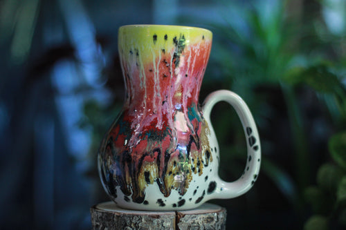 02-A Desert Rainbow Barely Flared Mug - TOP SHELF, 22 oz.