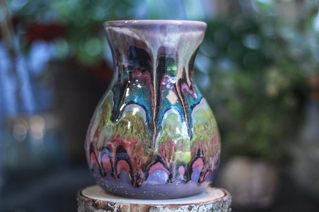 04-A Purple Rainbow Grotto Notched Flared Mug - ODDBALL, 22 oz. - 15% off