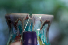 Load image into Gallery viewer, 04-A Purple Rainbow Grotto Flared Acorn Mug - TOP SHELF, 21 oz.