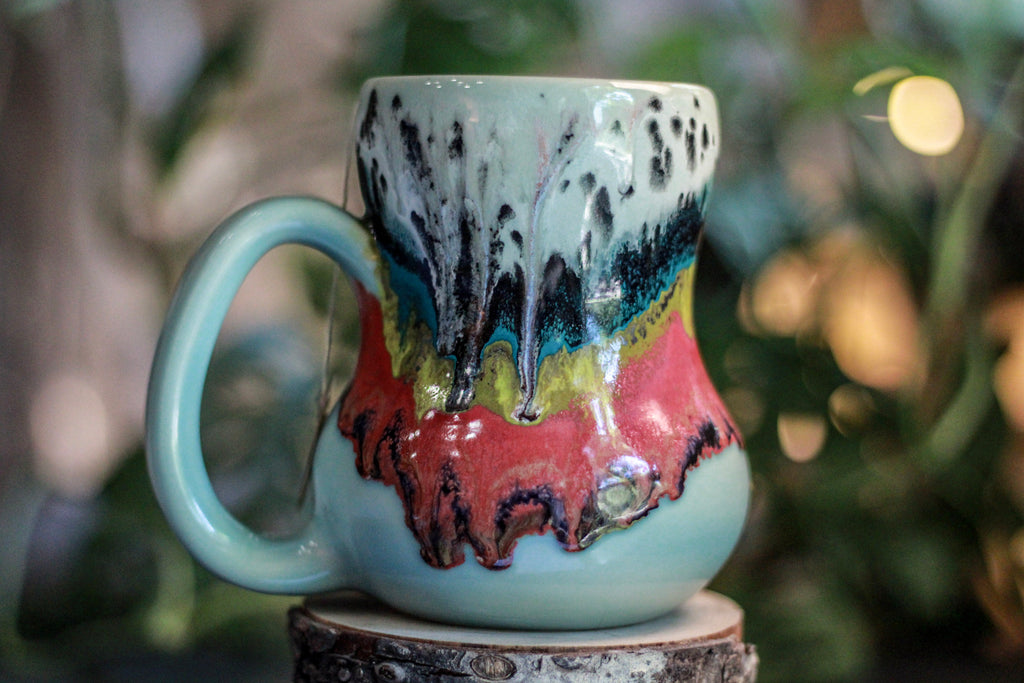 05-C Rainbow Grotto Notched Mug, 20 oz.