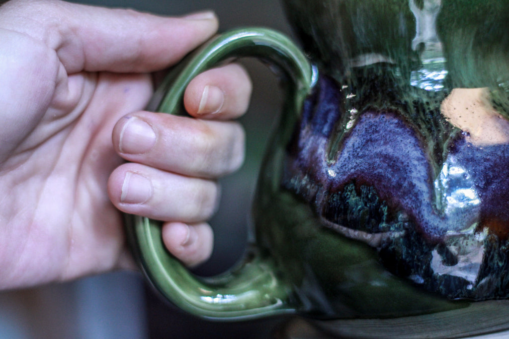 04-D Simple Coleus Gourd Mug, 24 oz.