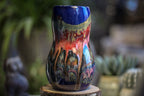 04-A Molten Strata Gourd Mug - TOP SHELF, 23 oz.