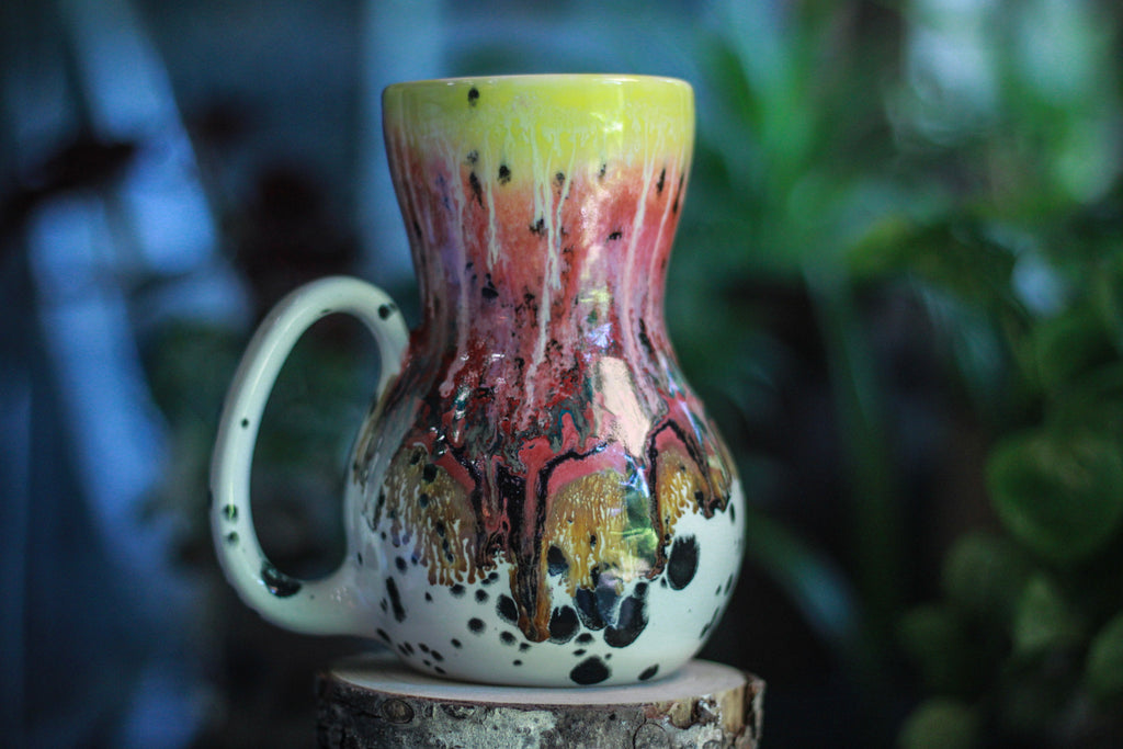 02-A Desert Rainbow Barely Flared Mug - TOP SHELF, 22 oz.