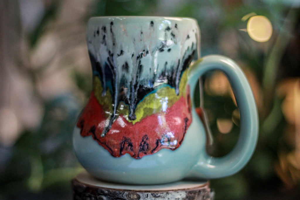 05-C Rainbow Grotto Notched Mug, 20 oz.
