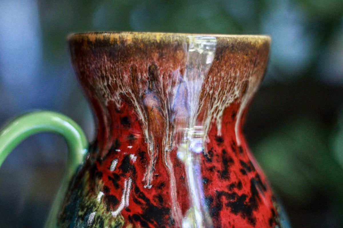 16-C Red and Green PROTOTYPE Flared Mug, 22 oz.