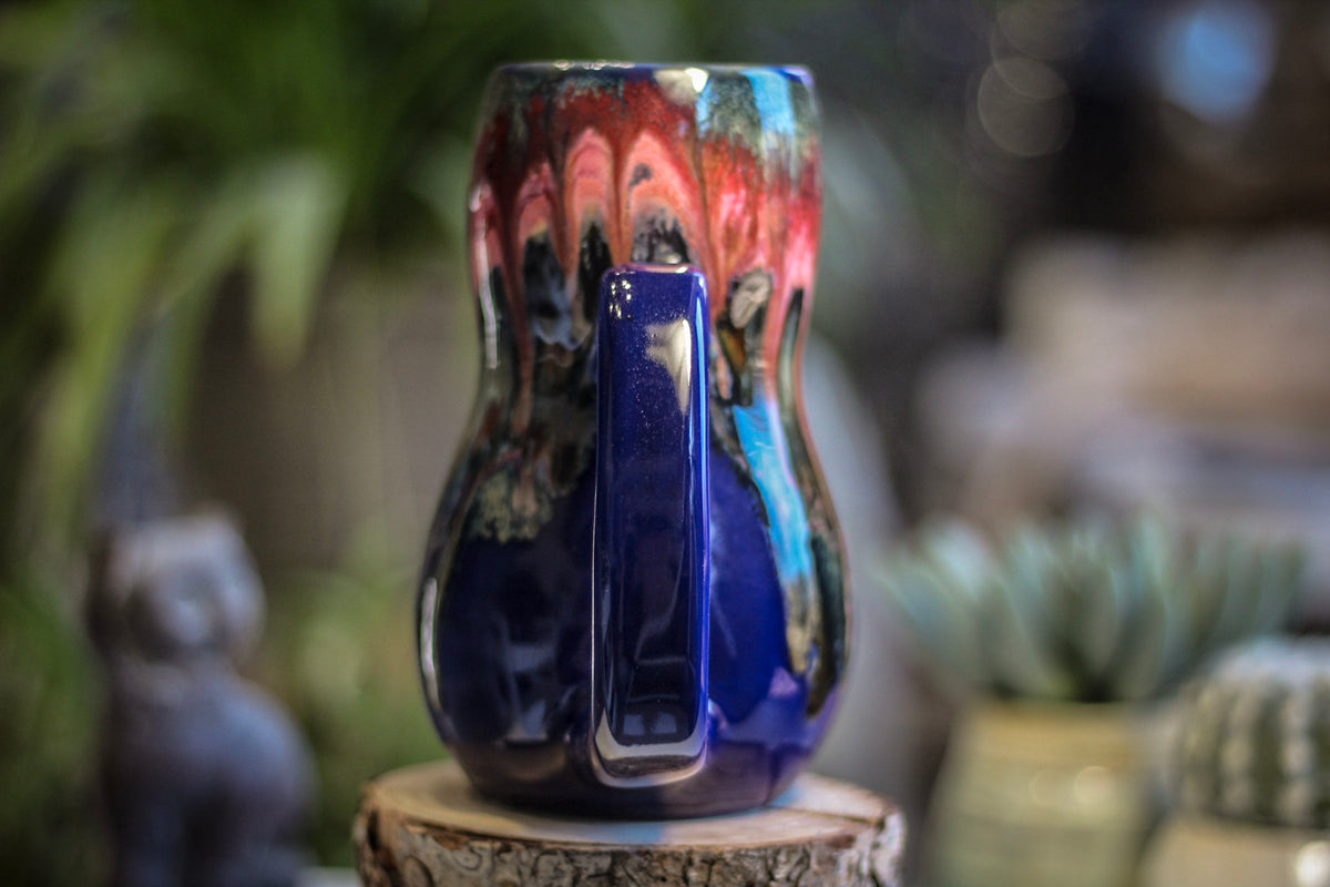 04-A Molten Strata Gourd Mug - TOP SHELF, 23 oz.