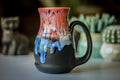 05-D Coral Meadow Barely Flared Acorn Mug, 20 oz.