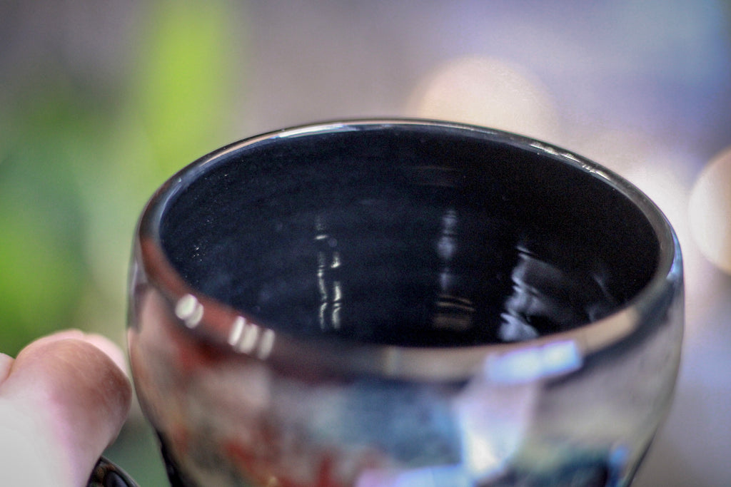 32-A Cosmic Grotto Acorn Gourd Mug, 22 oz.