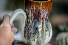 Load image into Gallery viewer, 04-A Electric Falls Textured Gourd Mug -  MISFIT, 16 oz. - 15% off