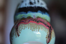 Load image into Gallery viewer, 04-B Aqua Grotto Notched Gourd Mug, 18 oz.