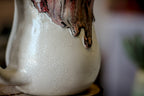 04-D Granny's Lace Notched Gourd Mug, 20 oz.