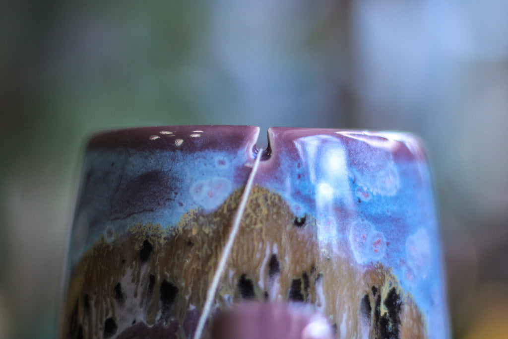 04-B Lavender Fields Notched Mug - MINOR MISFIT, 24 oz. - 10% off