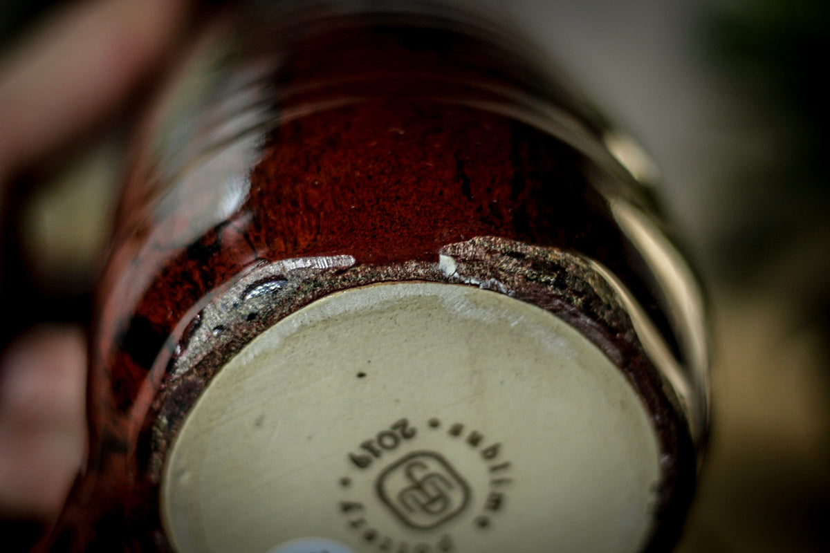 48 EXPERIMENTAL MISFIT Barely Flared Textured Mug, 19 oz.