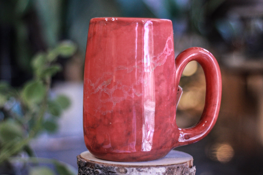 09-C Coral Stone EXPERIMENT Notched Mug, 23 oz.