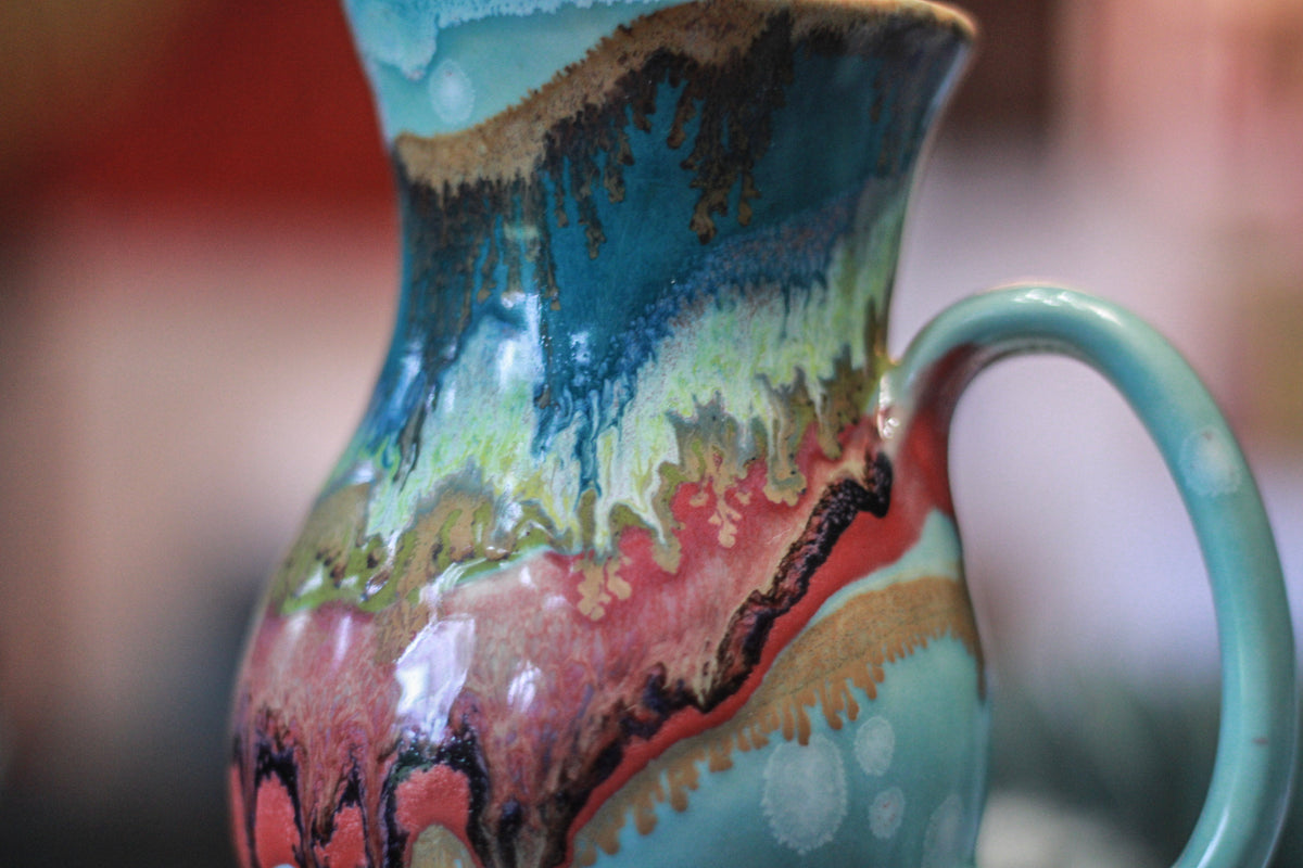 04-B Aqua Grotto Flared Mug, 17 oz.