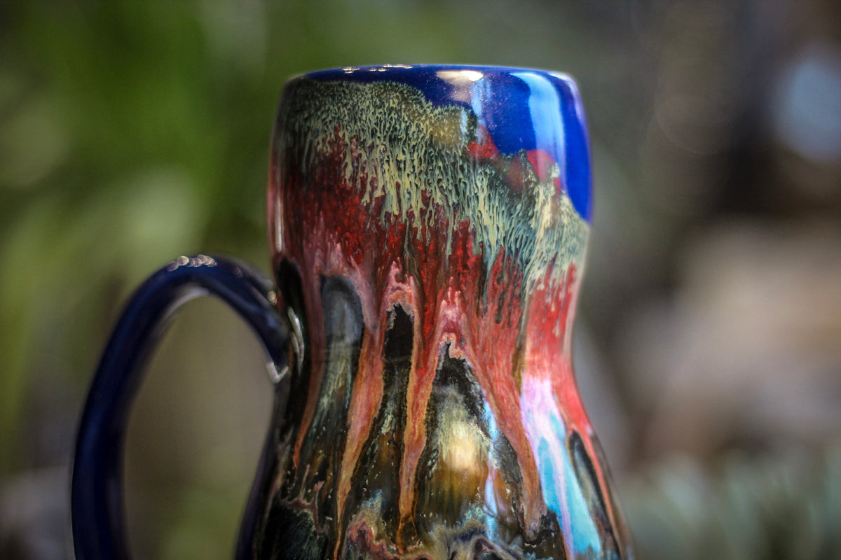 04-A Molten Strata Gourd Mug - TOP SHELF, 23 oz.