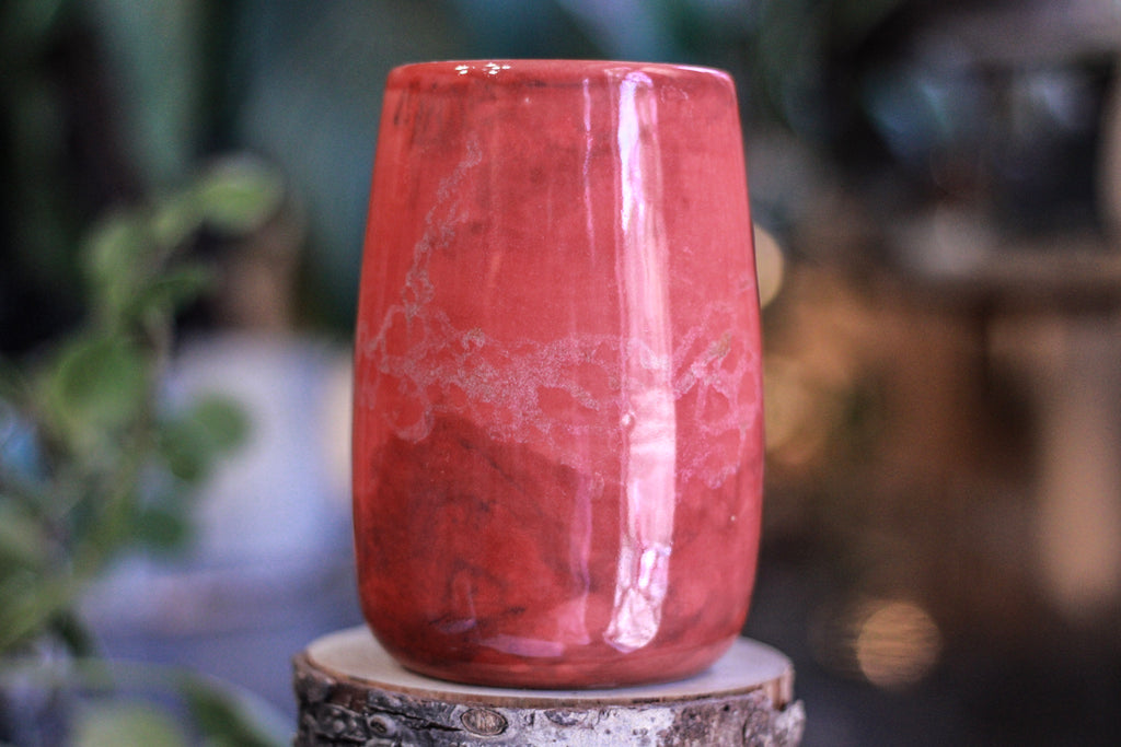 09-C Coral Stone EXPERIMENT Notched Mug, 23 oz.
