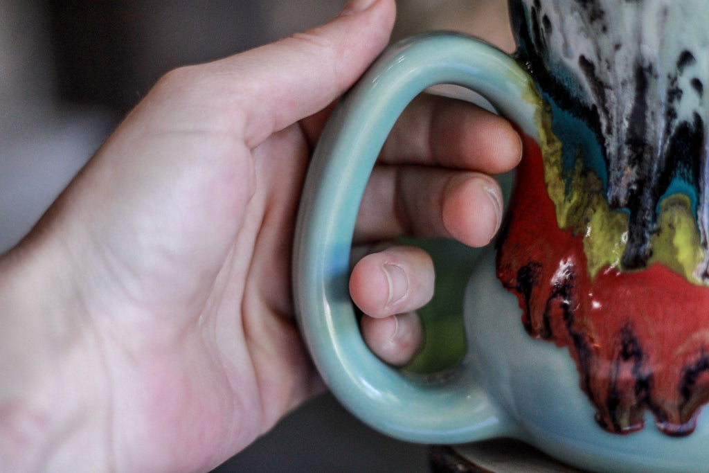 05-C Rainbow Grotto Notched Mug, 20 oz.