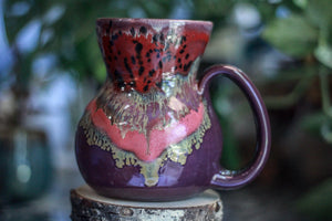 17-C Red and Purple PROTOTYPE Flared Mug, 23 oz.