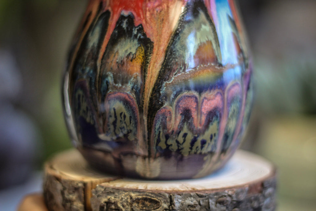 04-A Molten Strata Gourd Mug - TOP SHELF, 23 oz.
