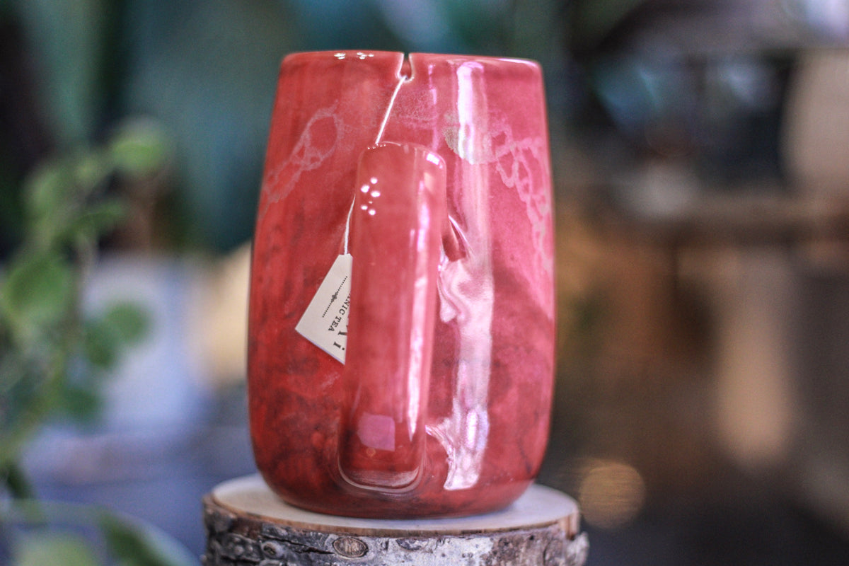 09-C Coral Stone EXPERIMENT Notched Mug, 23 oz.