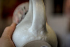 04-D Granny's Lace Notched Gourd Mug, 20 oz.