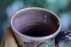 04-A Purple Rainbow Grotto Flared Acorn Mug - TOP SHELF, 21 oz.