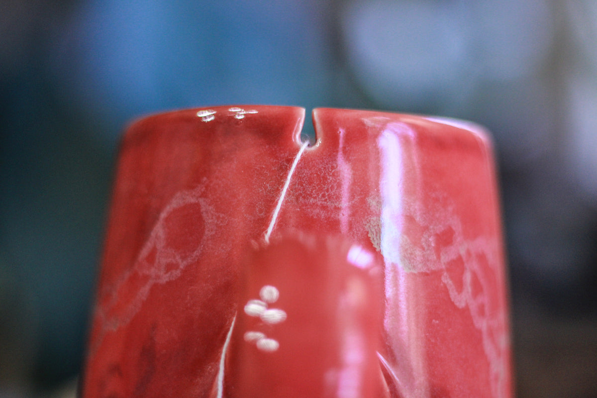 09-C Coral Stone EXPERIMENT Notched Mug, 23 oz.