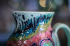 06-B Aqua Rainbow Grotto Flared Mug, 22 oz.