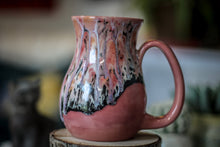 Load image into Gallery viewer, 06-E Granny&#39;s Lace Variation Flared Notched Mug - MINOR MISFIT, 16 oz. - 10% off