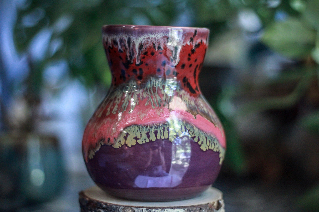 17-C Red and Purple PROTOTYPE Flared Mug, 23 oz.