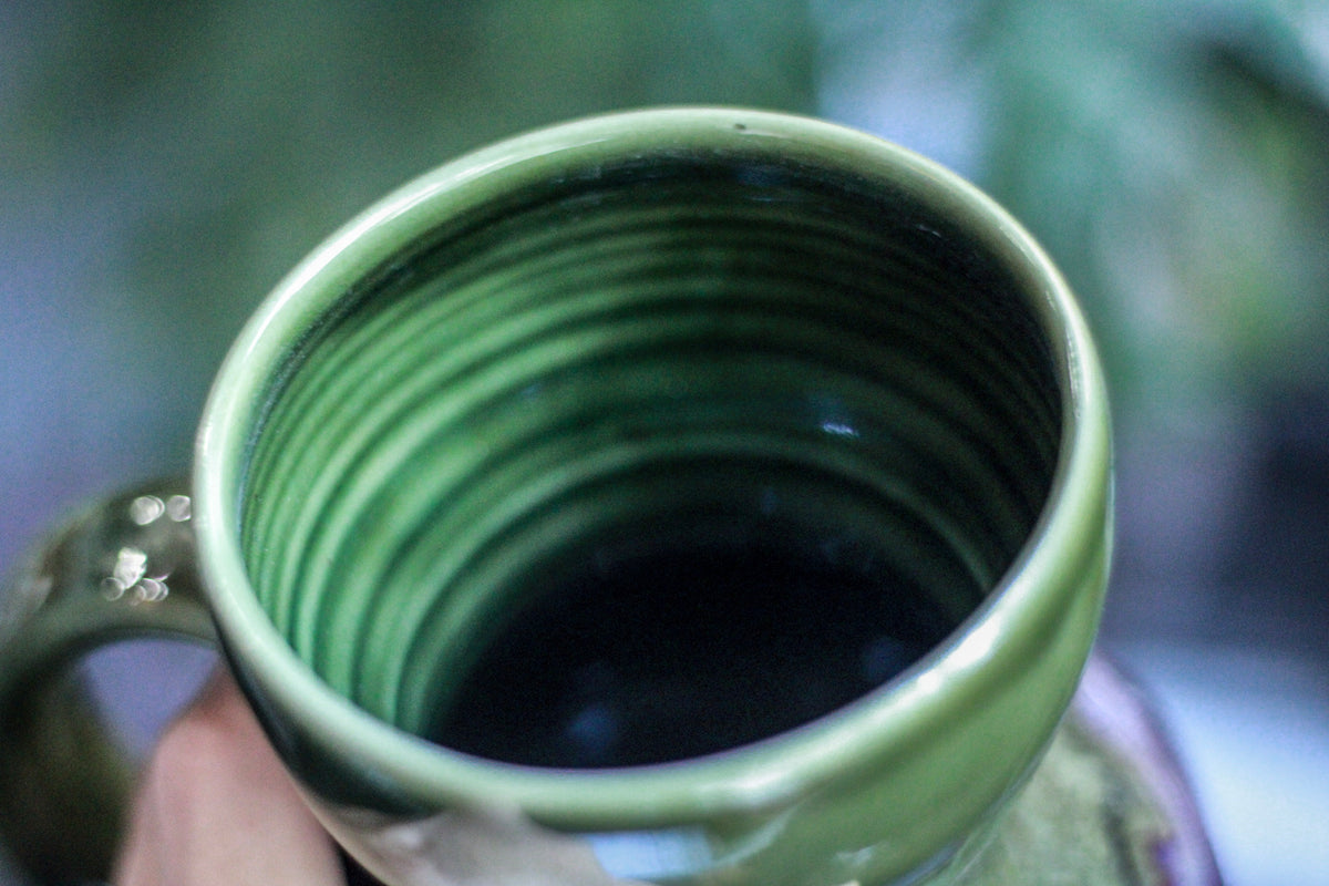 04-D Simple Coleus Gourd Mug, 24 oz.