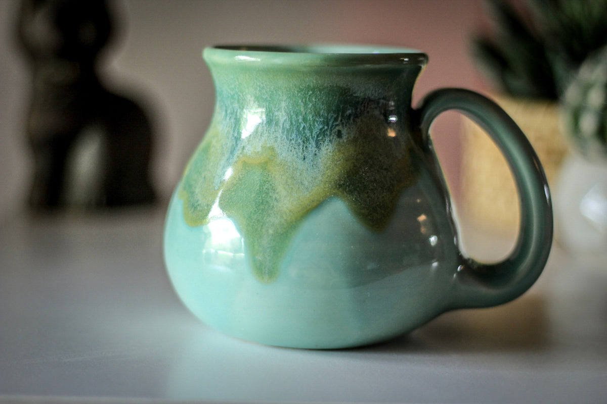 06-E Atlantean Jade Barely Flared Mug, 15 oz.