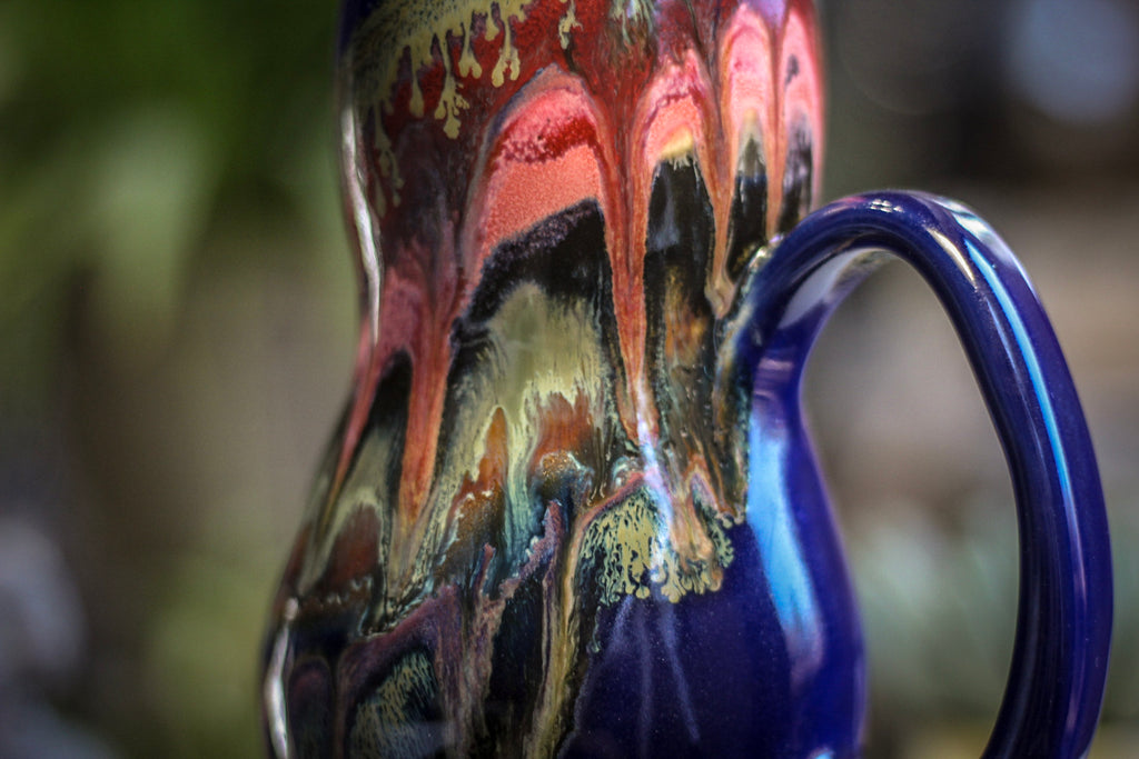 04-A Molten Strata Gourd Mug - TOP SHELF, 23 oz.