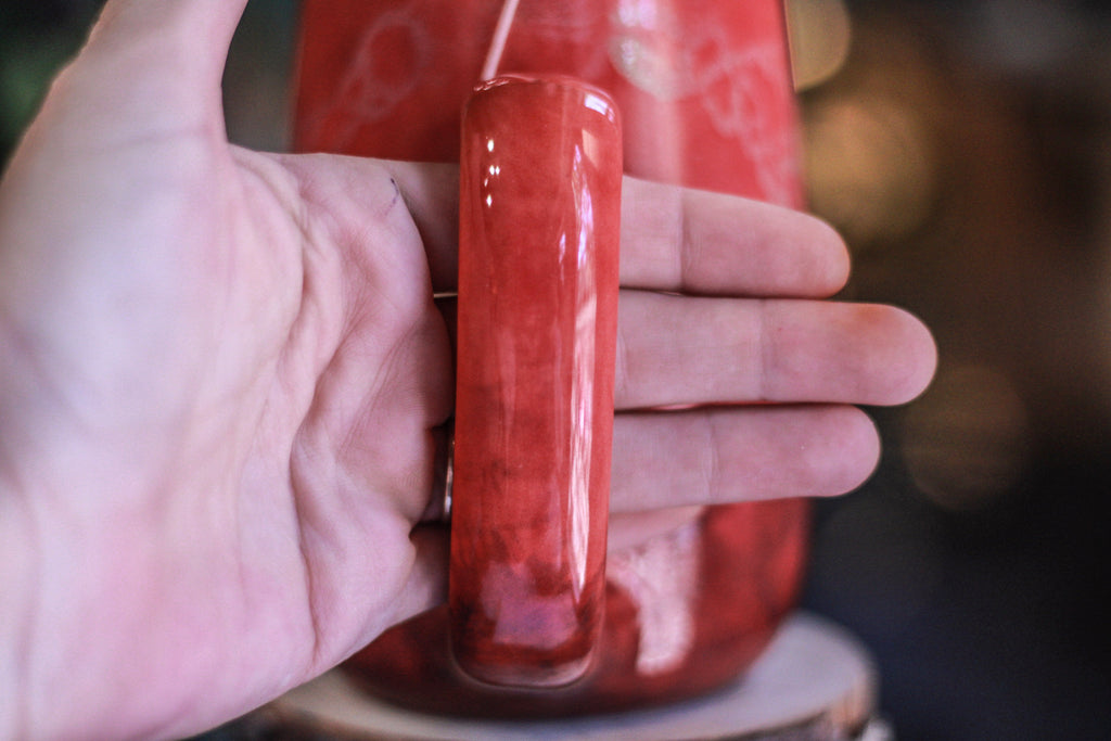09-C Coral Stone EXPERIMENT Notched Mug, 23 oz.