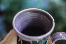 Load image into Gallery viewer, 04-A Purple Rainbow Grotto Notched Flared Mug - ODDBALL, 22 oz. - 15% off