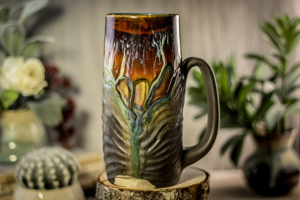 62 HOT MESS!!! Textured Stein Mug, 22 oz.