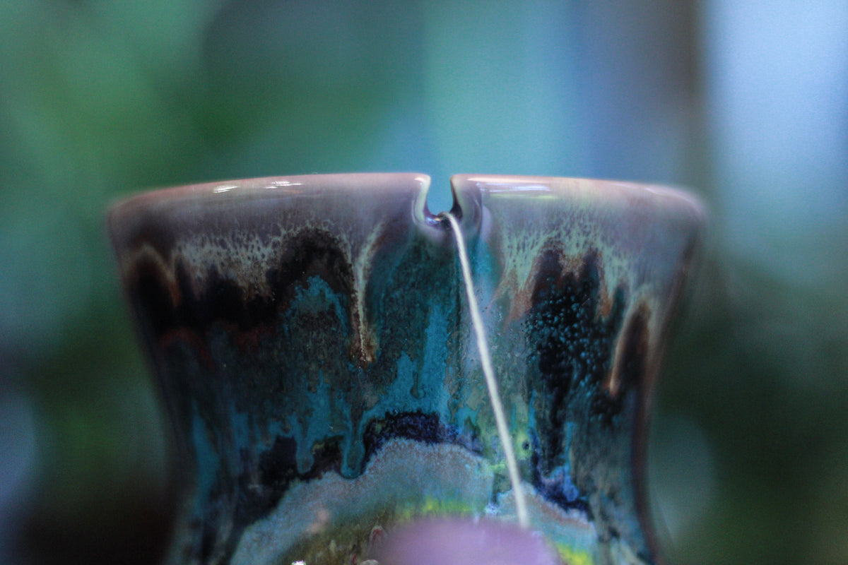 04-A Purple Rainbow Grotto Notched Flared Mug - ODDBALL, 22 oz. - 15% off