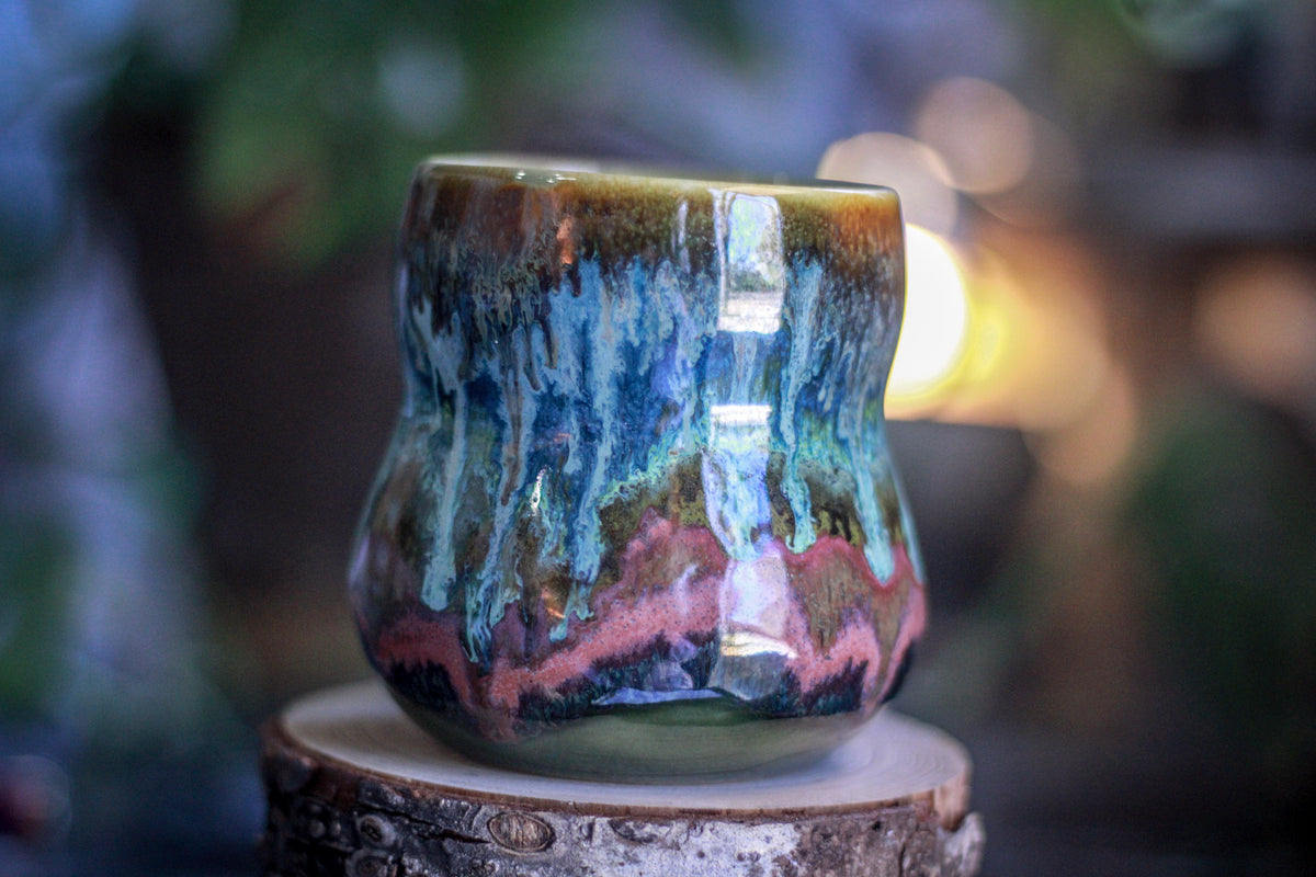 17-D Olive Grotto Gourd Mug, 12 oz.
