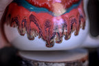 05-B Painted Desert Notched Squat Gourd Mug - MINOR MISFIT, 28 oz. - 10% off