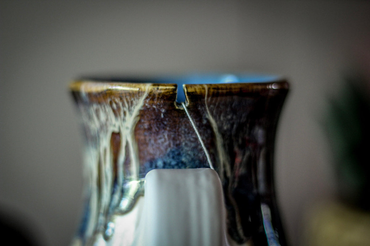 06-D New Wave Barely Flared Notched Textured Mug - MINOR MISFIT, 19 oz. - 10% off