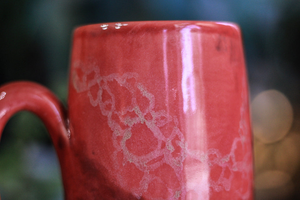 09-C Coral Stone EXPERIMENT Notched Mug, 23 oz.