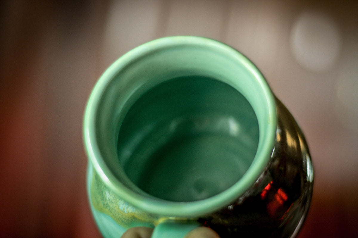 06-E Atlantean Jade Barely Flared Mug, 15 oz.