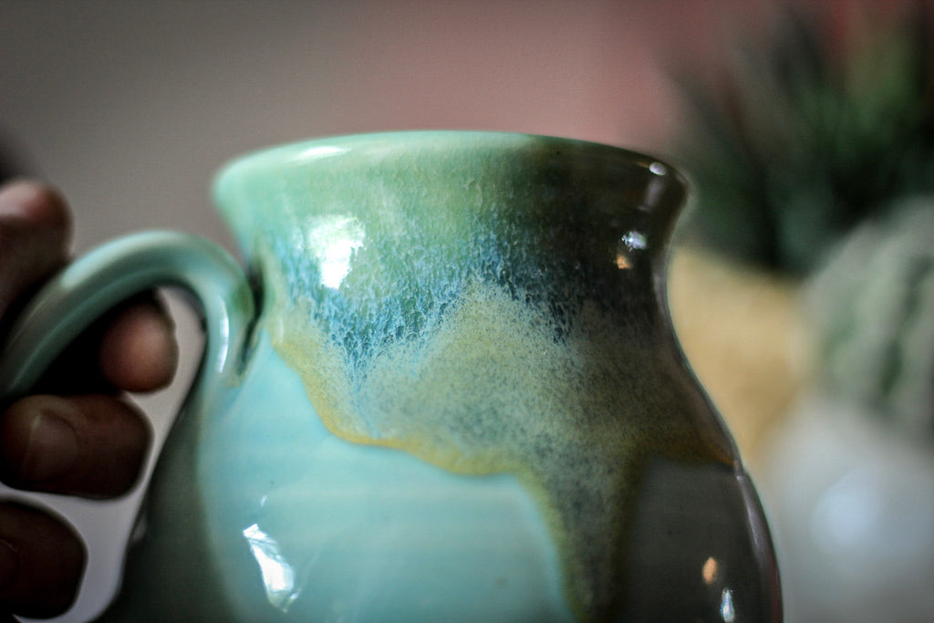 06-E Atlantean Jade Barely Flared Mug, 15 oz.