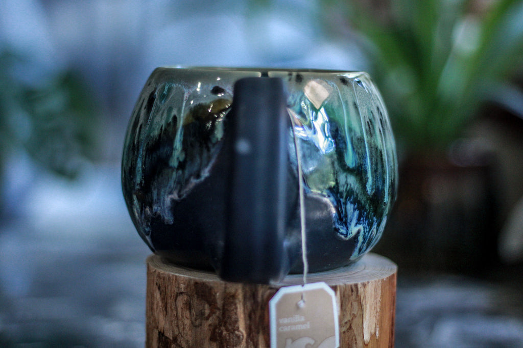 06-B Champlain Shale Notched Squat Gourd Mug - MINOR MISFIT, 20 oz. - 10% off