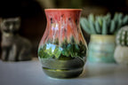 06-D Coral Meadow Barely Flared Acorn Mug, 18 oz.