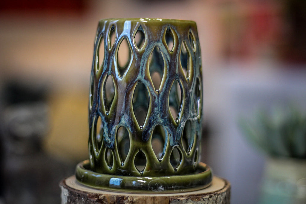 06  Mossy Wave Candle Pillar