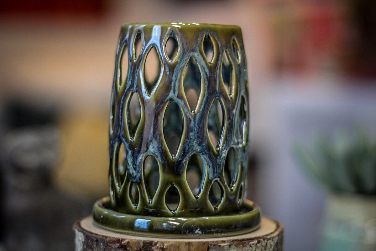 06  Mossy Wave Candle Pillar